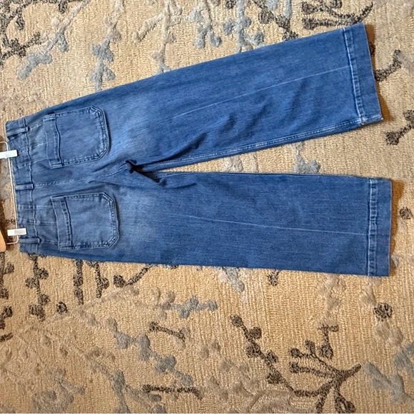 Anthropologie Pilcro Classic Blue high-rise Wide-Leg Women Jeans Sz. 27 - Picture 5 of 10